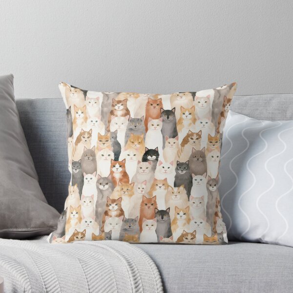 Item preview, Watercolor Cats designed and sold by VintageFlorals.