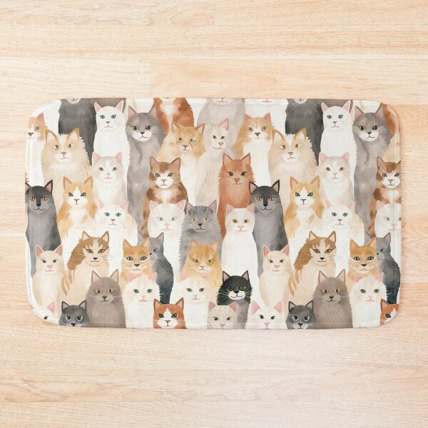 Item preview, Watercolor Cats designed and sold by VintageFlorals.