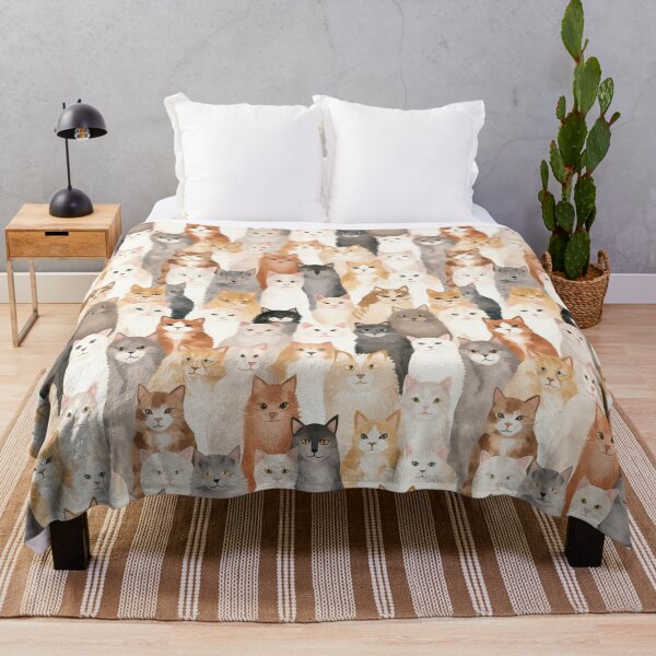Item preview, Watercolor Cats designed and sold by VintageFlorals.