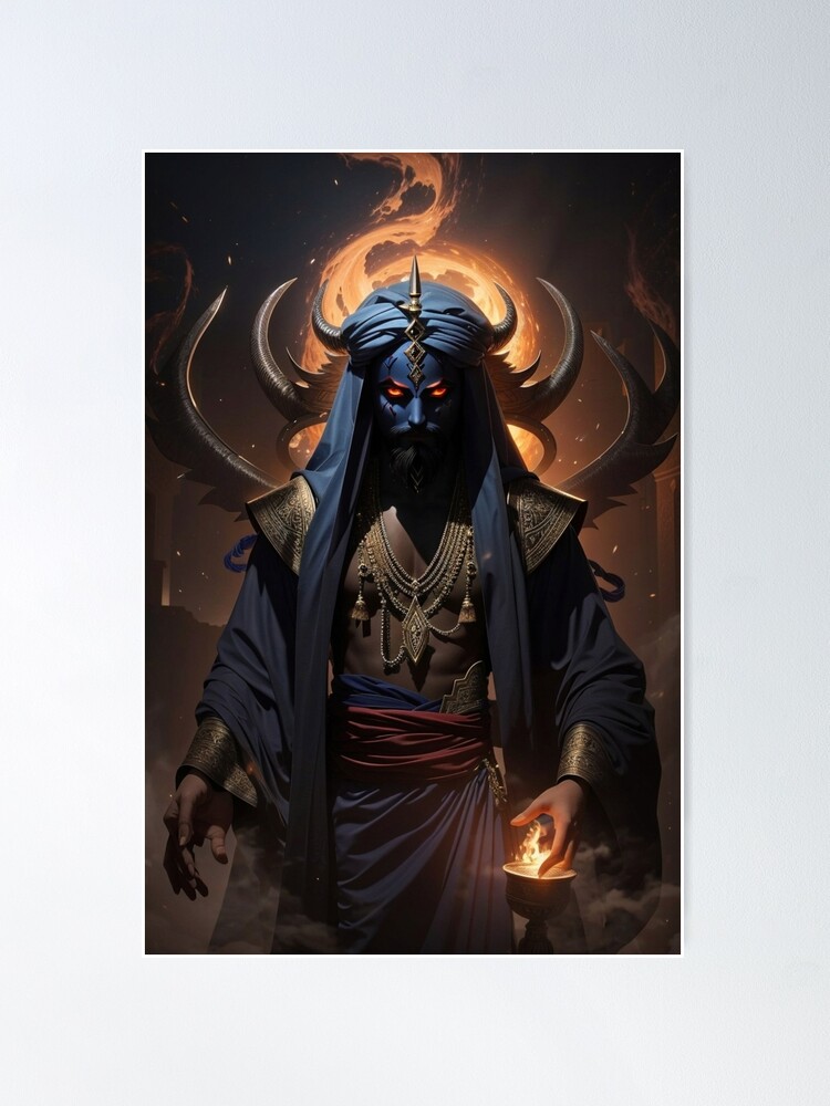 Jinn Demon Entity of the Arabic Tradition 2 Poster for Sale by peterforg8