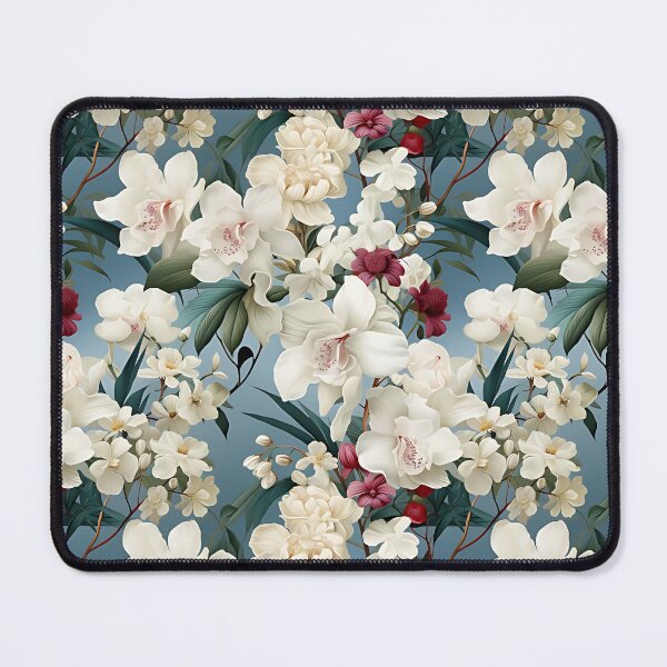 Item preview, orchid flowers and leaves rococo decadence designed and sold by linda-rosa-old.