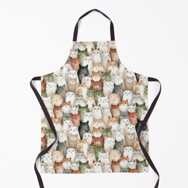 Item preview, Adorable Watercolor Cats designed and sold by VintageFlorals.