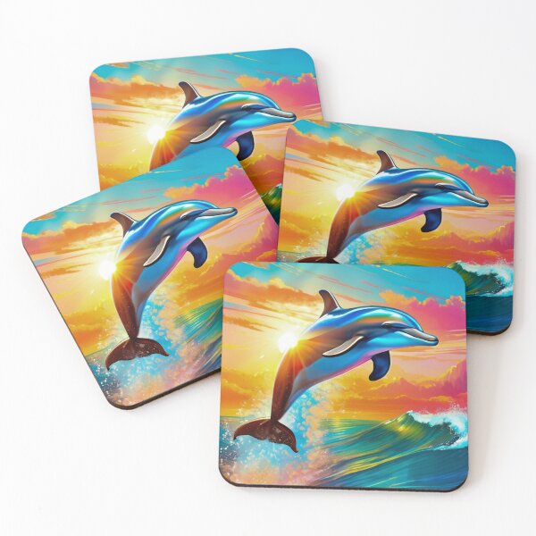 Item preview, Rainbow Dolphin  designed and sold by KaticaCreates.