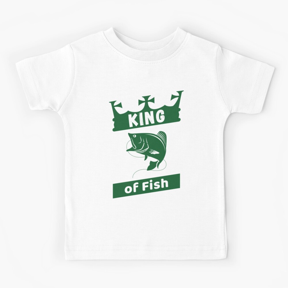 King of fish Kids T-Shirt for Sale by zibik-design