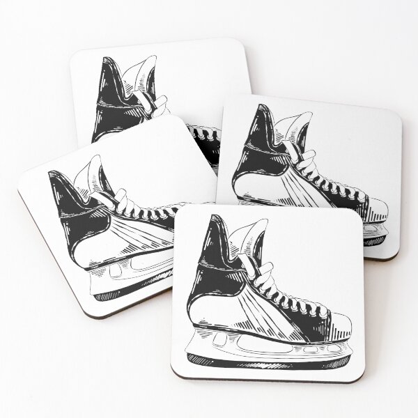 Item preview, Minimalist Hockey Skate Drawing designed and sold by sarabye.