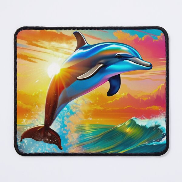 Item preview, Rainbow Dolphin designed and sold by KaticaCreates.