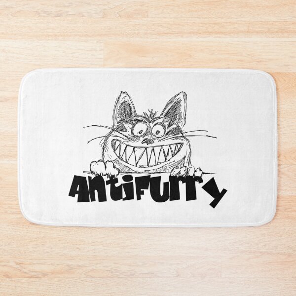Item preview, Anti Furry A Creepy Cute Cat designed and sold by Sonatablue.