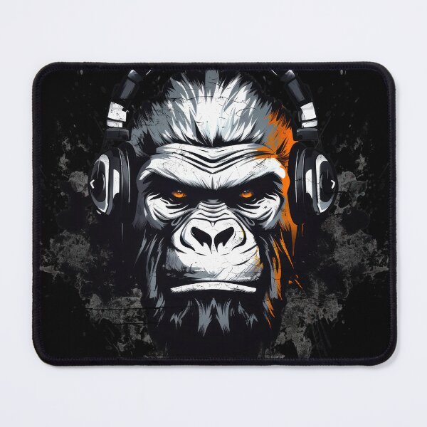 Item preview, Gorilla with headphones designed and sold by BoomGraf.