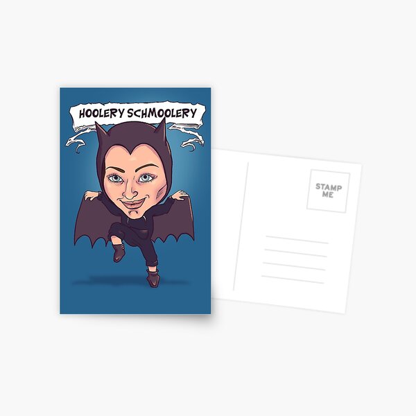 Hoolery Schmoolery's Trick or Treat Portrait Postcard
