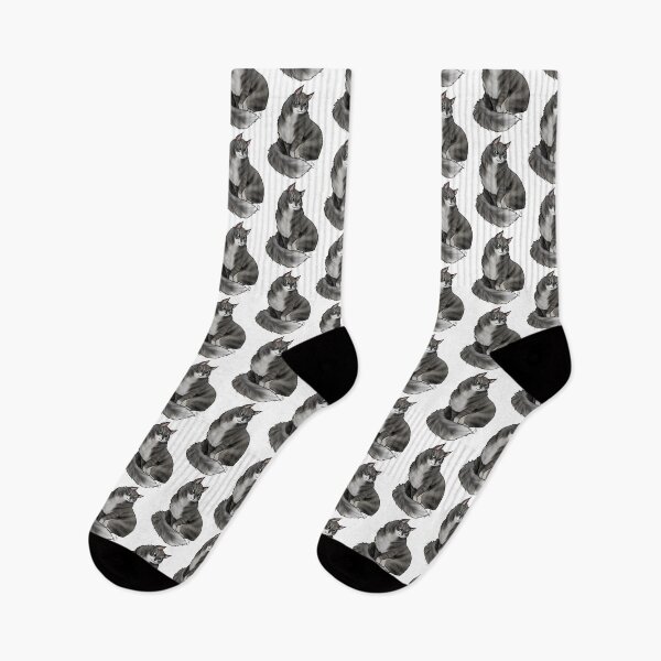 Item preview, Cat Siberian Gray Tabby designed and sold by Jennifer Stolzer.
