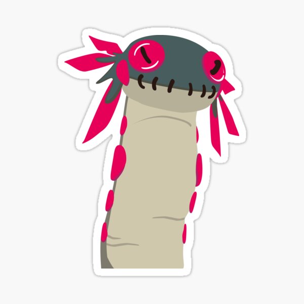 The Wiggle Worm from Monster Hunter World Sticker