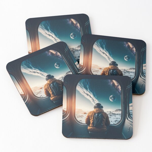Item preview, Man on train explores space designed and sold by biiid.