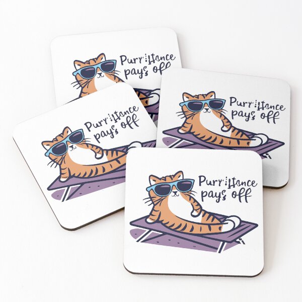 Item preview, Purr-sistence Pays Off  Cat T-shirt designed and sold by ArtQueen777.