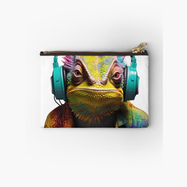 Item preview, Jamming Chameleon designed and sold by yourfavdraw.