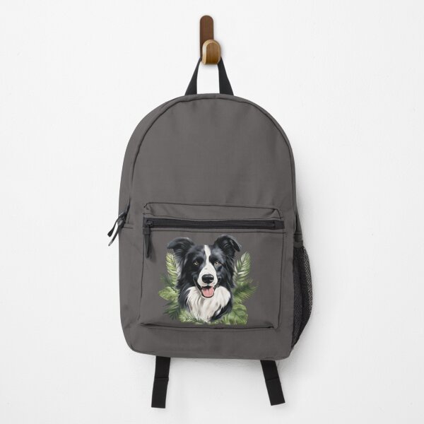 Item preview, Smart Border collie with beautiful leaves. designed and sold by maii7879.