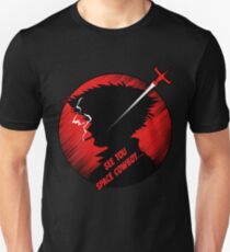 Camiseta unisex Te veo vaquero del espacio