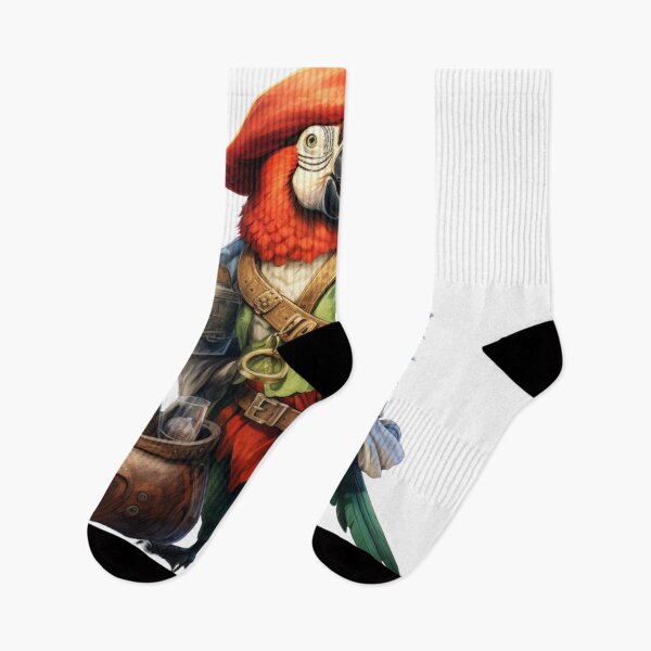 Item preview, Pirate Parrot on Treasure Hunt designed and sold by yourfavdraw.
