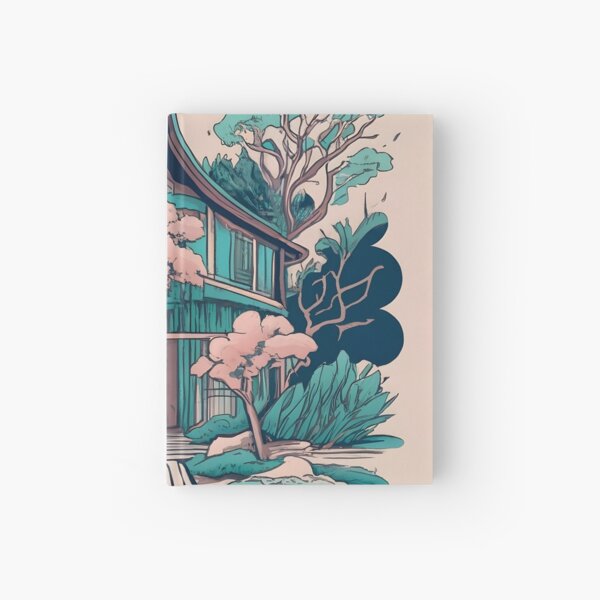 Item preview, Old Traditional Thailand house Baan, minimalistic ink drawing designed and sold by Patricks-Art.