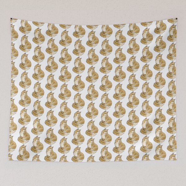 Item preview, Cat - Siberian - Cream Bicolor designed and sold by Jennifer Stolzer.