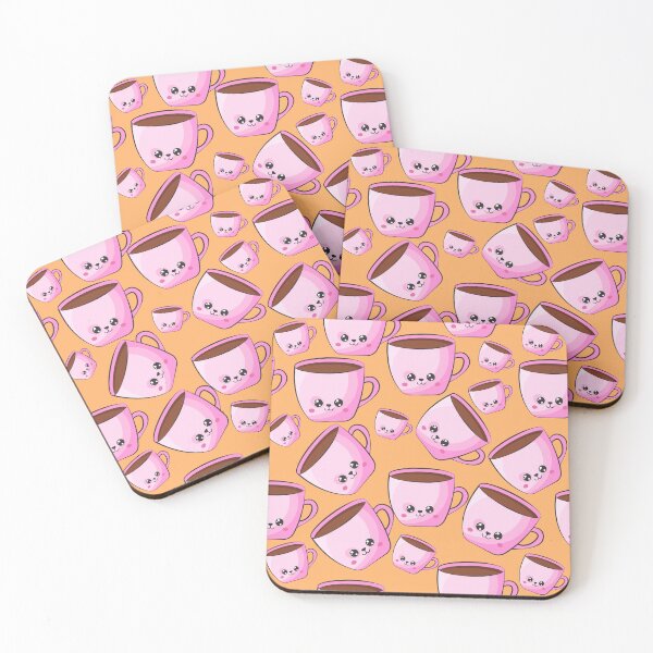 Item preview, Kawaii Cup of Coffee - Adorable Caffeine Art designed and sold by OrangeMG.