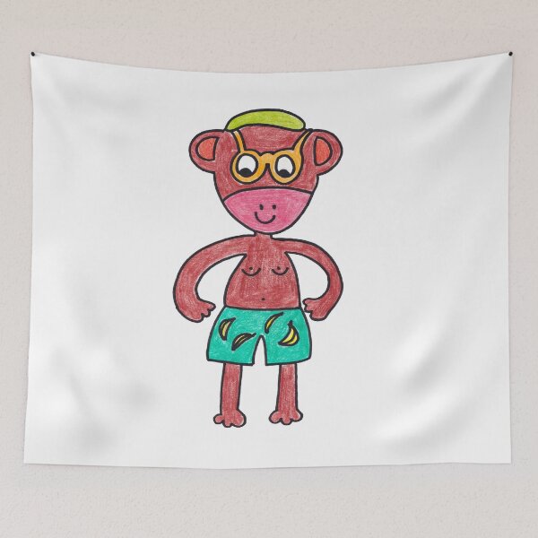 Item preview, Summer monkey designed and sold by AguBruchmann.
