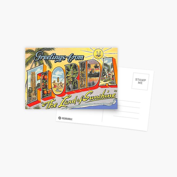 Item preview, Greetings from Florida: Land of Sunshine designed and sold by brianhillDESIGN.
