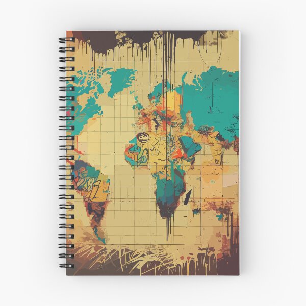 Item preview, Street art earth map designed and sold by TomFrontierArt.