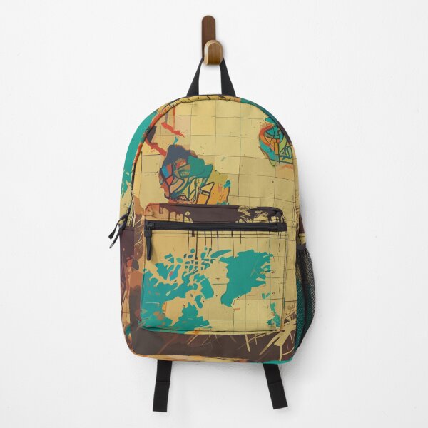 Item preview, Street art earth map designed and sold by TomFrontierArt.