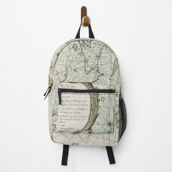 Item preview, Vintage New England to Canada Coastal Map (1757) designed and sold by BravuraMedia.