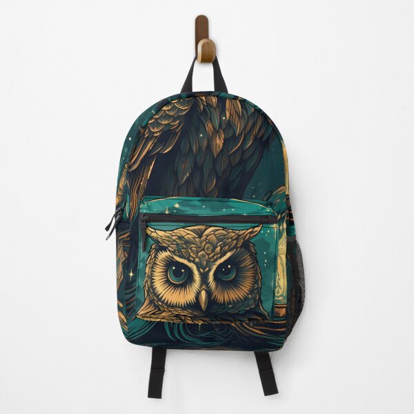 Artikelvorschau, Gothic Owl Lovers Dunkelblaue Sternennacht entworfen und verkauft von AwakenedSoul.