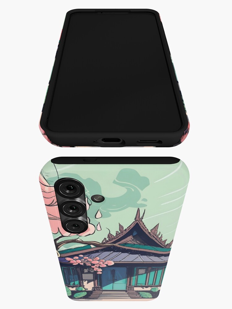 Thumbnail 3 of 4, Samsung Galaxy Phone Case, Old Traditional Thailand house Baan Drawing designed and sold by Patricks-Art.