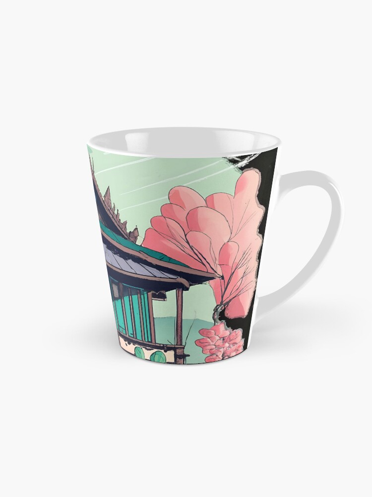 Thumbnail 1 of 4, Coffee Mug, Old Traditional Thailand house Baan Drawing designed and sold by Patricks-Art.