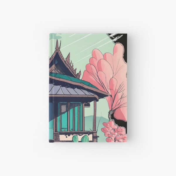 Item preview, Old Traditional Thailand house Baan Drawing designed and sold by Patricks-Art.