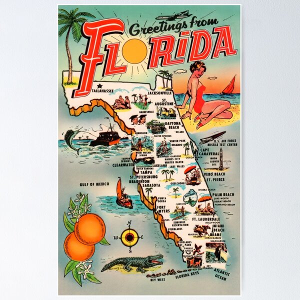Item preview, Greetings from Florida designed and sold by brianhillDESIGN.