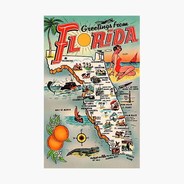 Item preview, Greetings from Florida designed and sold by brianhillDESIGN.