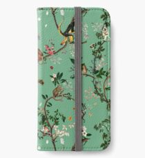 Affenwelt Grün iPhone Flip-Case/Hülle/Skin