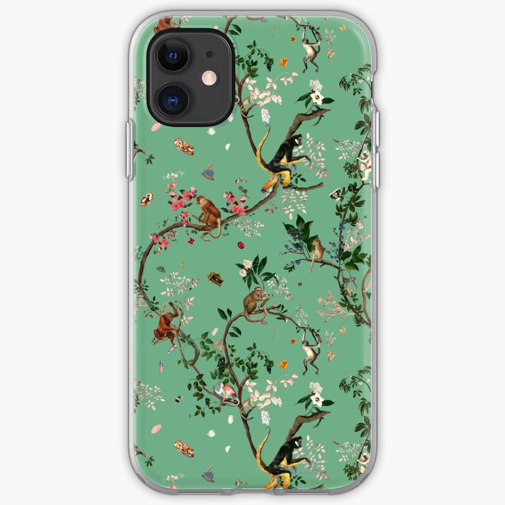 Monkey World Green iPhone Case & Cover