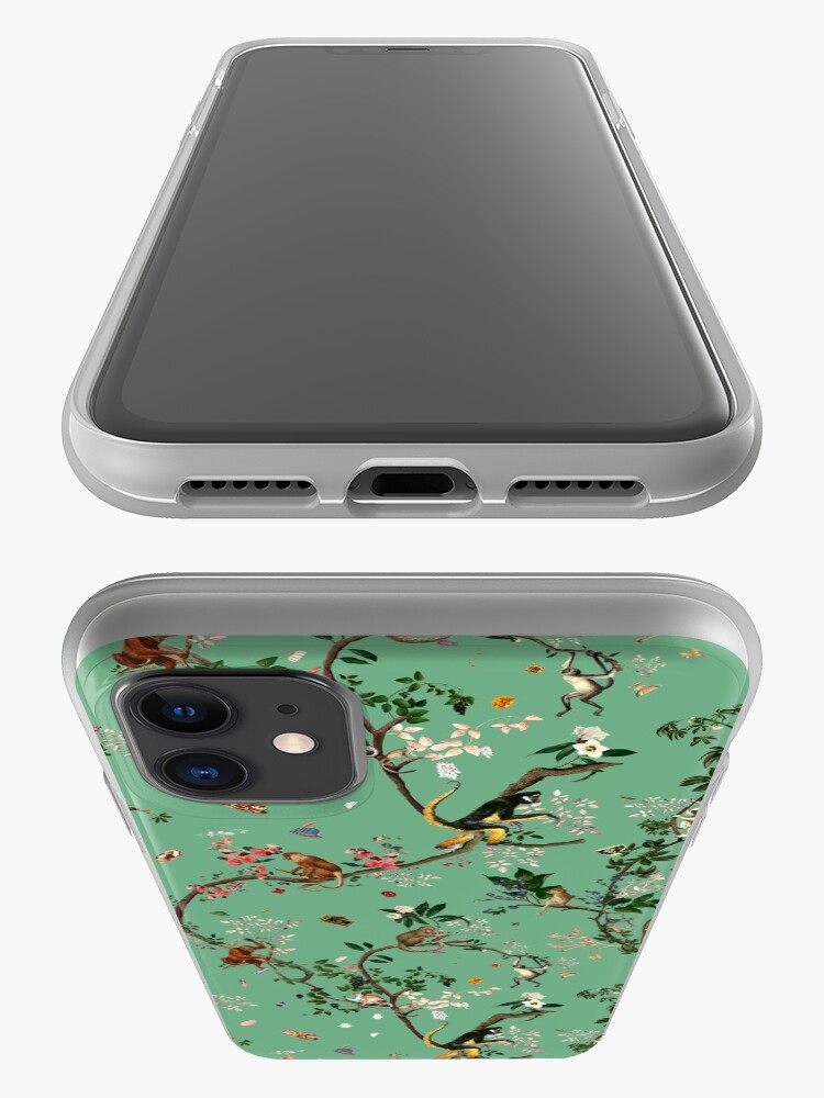Alternate view of Monkey World Green iPhone Case & Cover