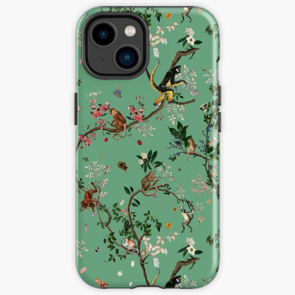 Monkey World Green iPhone Tough Case
