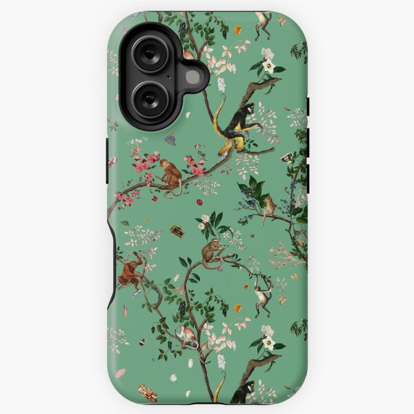 Vista previa del artículo con la obra «Mundo de monos verde», diseñado y vendido por Fifikoussout.