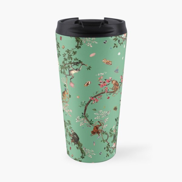 Monkey World Green Travel Mug