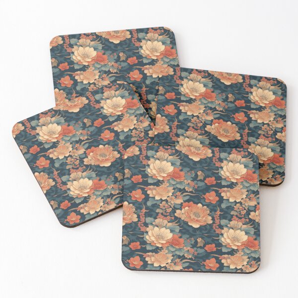 Item preview, Oriental flowers 99 designed and sold by DoodleLandShop.