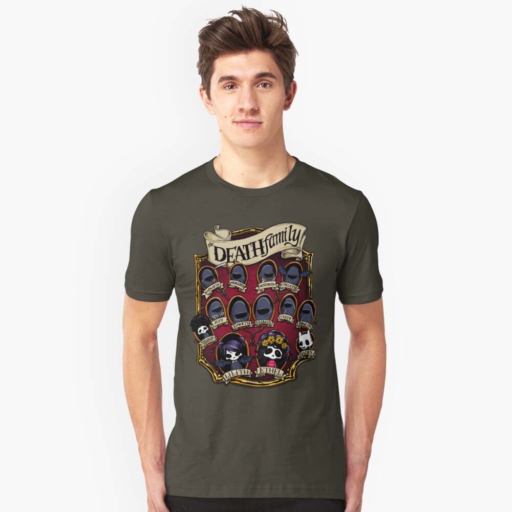 Death Family Tree - The Life of Ethel Death Slim Fit T-Shirt