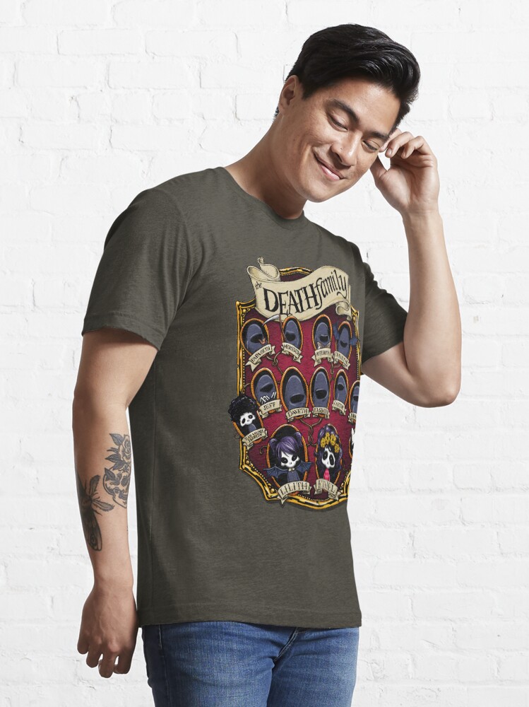 Alternate view of Death Family Tree - The Life of Ethel Death Essential T-Shirt