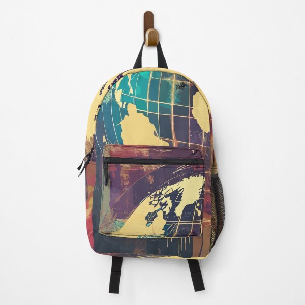 Item preview, Street art globe world map designed and sold by TomFrontierArt.