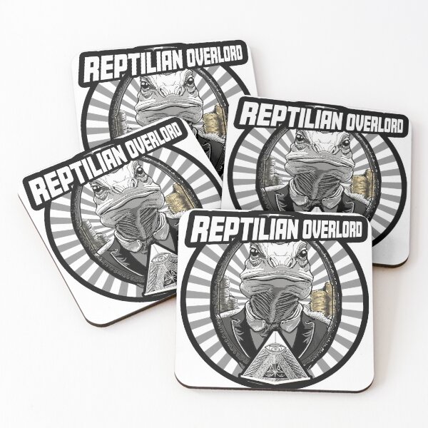 Item preview, Reptilian Overlord T-Shirt designed and sold by thedarkskeptic.