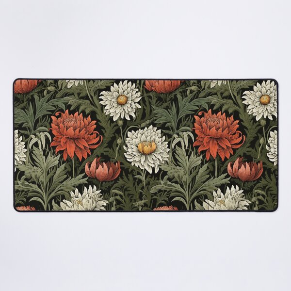 Item preview, Red and White Strawflowers designed and sold by VintageFlorals.