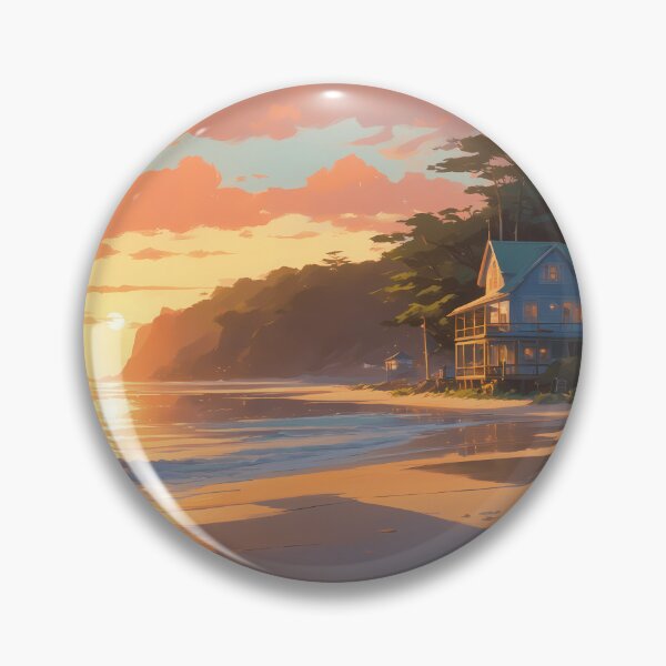 Item preview, Waves of Tranquility, Sunset by the Beach House designed and sold by designsbyflo.