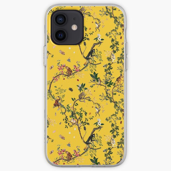 Monkey World Yellow iPhone Soft Case