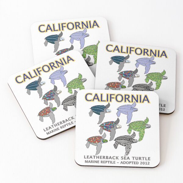 Item preview, California - Leatherback Sea Turtle - Multi designed and sold by Colleen Macomber.